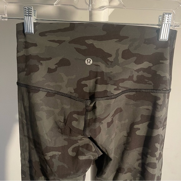 Lululemon Align Pant *Full Length 28" Incognito Camo Multi Gator Green - Picture 7 of 10